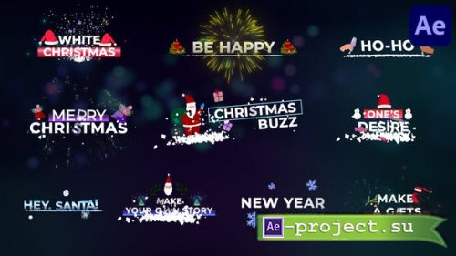 Videohive - Christmas Titles for After Effects - 35074485 - Project for After Effects