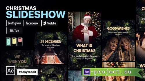 Videohive - Christmas Slideshow Instagram Stories - 35116368 - Project for After Effects