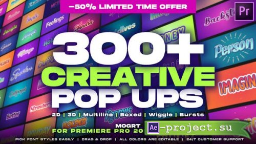 Videohive - Creative Pop Ups Pack - 29418577 - Premiere Pro Template