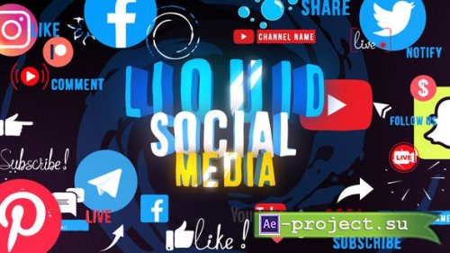 Videohive - Liquid Social Media - 29406999 - Project for After Effects