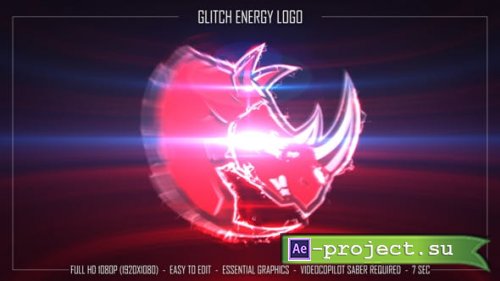 Videohive - Glitch Energy Logo - 34993729 - Project for After Effects