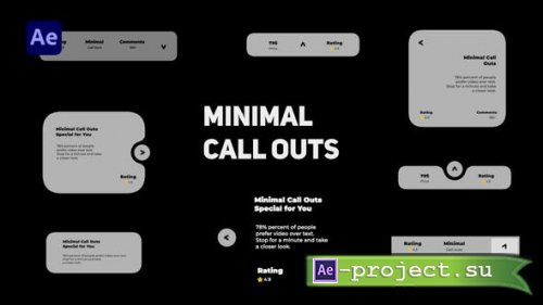 Videohive - Minimal Call Outs - 35078354 - Project for After Effects