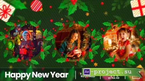 Videohive - Merry Christmas Slideshow - 35137219 - Project for After Effects