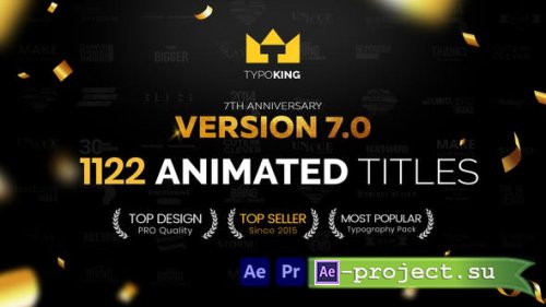 Videohive - TypoKing | Title Animation - Kinetic Typography Text V7 - 11263341