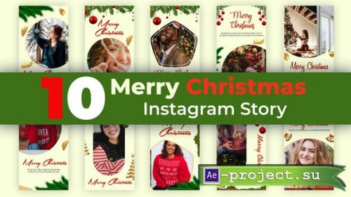 Videohive - Merry Christmas Instagram Stories - 35143720 - Project for After Effects