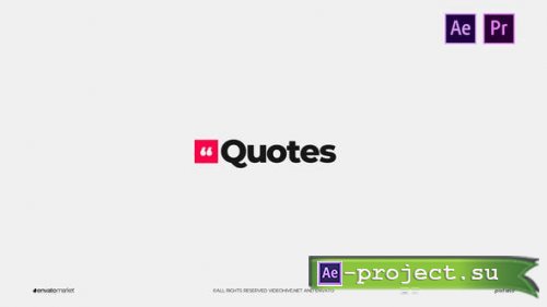 Videohive - Quotes - 23631625 - After Effects & Premiere Pro Templates