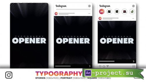 Videohive - Instagram Typography Promo - 35118760 - Project for After Effects