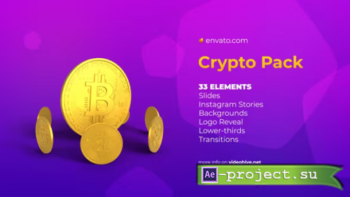 Videohive - Crypto Pack - Bitcoin - 35145560 - Project for After Effects