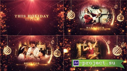 Videohive - Merry Christmas Titles & Slideshow - 35181390 - Project for After Effects