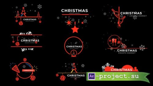Videohive - Christmas Icon Titles 2022 - 35201933 - Project for After Effects