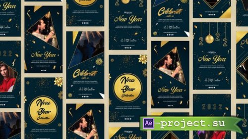 Videohive - Happy New Year Instagram Story Pack - 35216275 - Project for After Effects