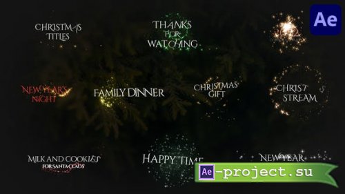 Videohive - Christmas Magic Titles | After Effects - 35220971 - Project for After Effects