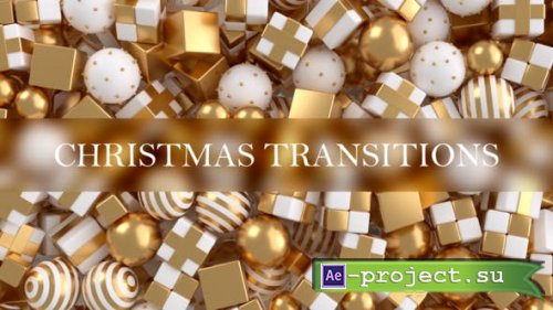 Videohive - Christmas Balls Transitions - 35240379 - Project for After Effects