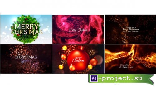 Videohive - Abstract Titles | Christmas Sparkle - 35135460 - Project for After Effects