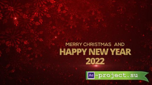 Videohive - Red Merry Christmas Wishes - 35230342 - Project for After Effects