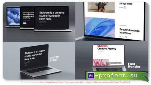 Videohive - Minimal 3d Laptop Web Promo - 35175704 - Project for After Effects