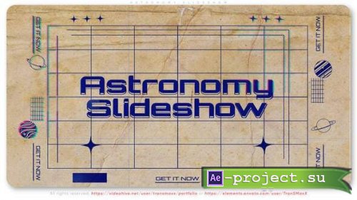 Videohive - Astronomy Slideshow - 35175736 - Project for After Effects