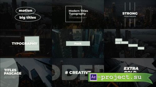 Videohive - Big Titles | After Effects - 35232591 - Project for After Effects
