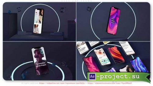 Videohive - Neon App Promo - 35243213 - Project for After Effects