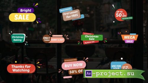 Videohive - Christmas Mega Sale Titles || After Effects - 35244898 - Project for After Effects