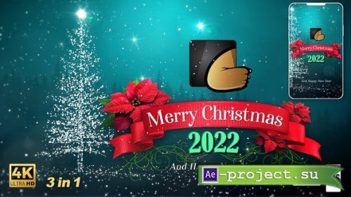 Videohive - 4K Fantastic Christmas Logo Opening - 34591311 - Project for After Effects