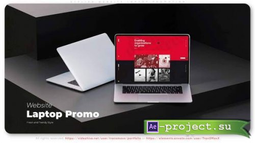 Videohive - Stylish Website Laptop Promotion - 35242985 - Project for After Effects