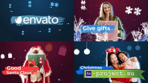 Videohive - Brush Christmas Slideshow || After Effects - 35272849 - Project for After Effects