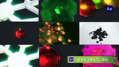 Videohive - Christmas Transitions Pack - 34927223  - Project for After Effects