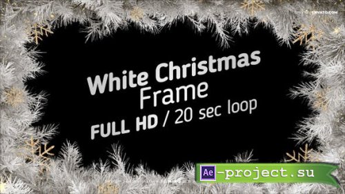 Videohive - White Christmas Frame - 35085485 - Project for After Effects