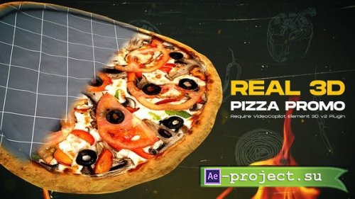 Videohive - Real 3D Pizza Modern Promo - 34630592 - Project for After Effects