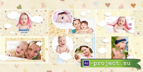 Videohive - Charming Baby Photo Album - 10585827 - Project for After Effects