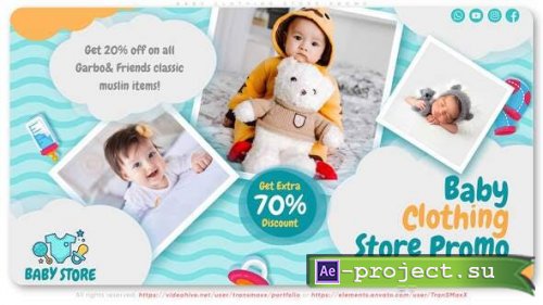 Videohive - Baby Clothing Store Promo - 35089650 - Project for After Effects