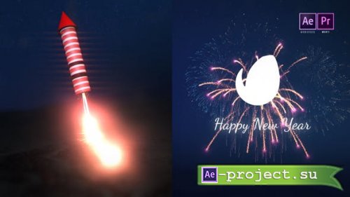 Videohive - New Year Fireworks Logo Reveal - 35375179 - After Effects & Premiere Pro Templates