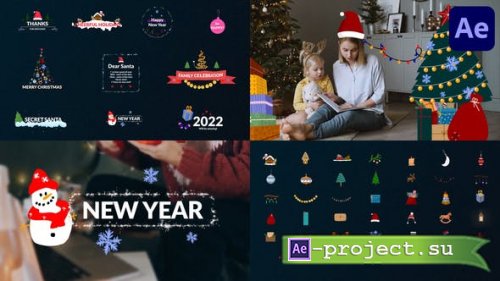 Videohive -  Christmas Titles And Animations for After Effects - 35377685 - Project for After Effects