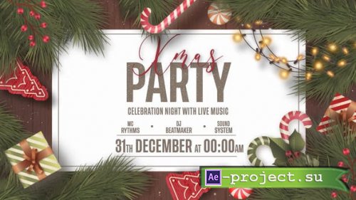 Videohive - Xmas Party Invitation - 35380035 - Project for After Effects