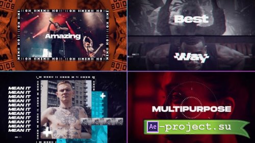 Videohive - Upbeat Typo Opener - 35322216 - Project for After Effects