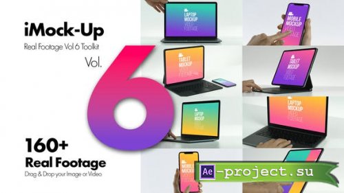 Videohive - iMock-Up Real Footage Vol 6 Toolkit - 35275515 - Project for After Effects