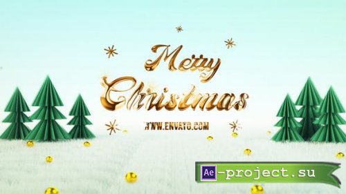 Videohive - Merry Christmas Maquette - 35157837 - Project for After Effects