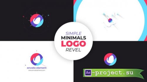 Videohive - Simple Minimals Logo Revel - 35403811 - Project for After Effects