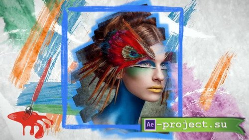 Проект ProShow Producer - Colorful Brushes