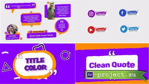 Videohive - Quotes Pack - 35449356 - Project for After Effects