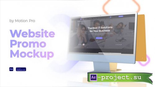 Videohive - Website Promo Mockup - 3D Display - 35442558 - Project for After Effects