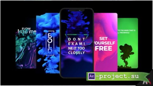Videohive - Abstract Titles | Ink Flow | Mobile - 34749063 - Project for After Effects