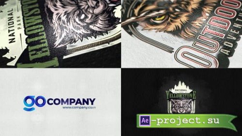  Videohive - Simple Reflective Inks Logo Reveal - 35517478 - Project for After Effects