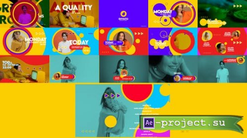 Videohive - Colorful Broadcast Pack - 35244168 - Project for After Effects