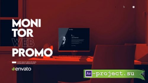 Videohive - 3D Monitor Web Presentation - 34617887 - Project for After Effects
