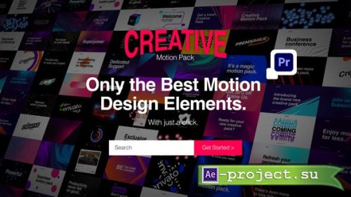 Videohive - Creative Motion Pack for Premiere Pro - 35474842