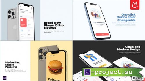 Videohive - App Presentation | Phone 13 Pro Mockup - 35459361 - Project for After Effects