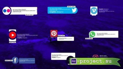 Videohive - Social Media Text Scene - 33505904 - Project for After Effects