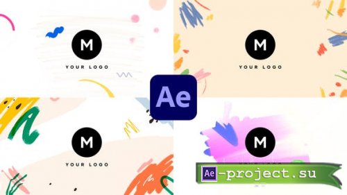 Videohive - Hand Drawn Brush Logo Pack - 35554878 - Project for After Effects